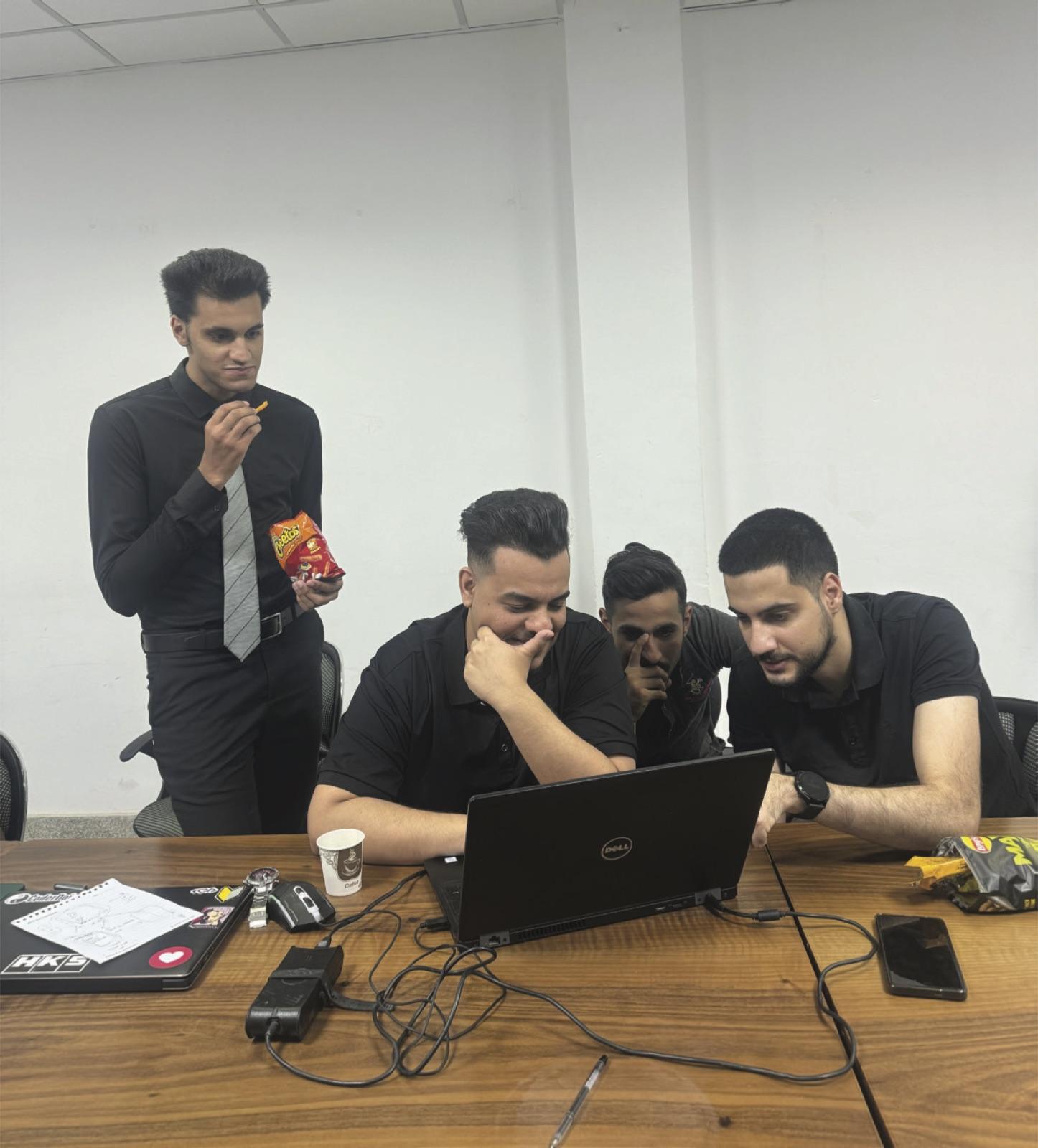 The cohort together during the bootcamp